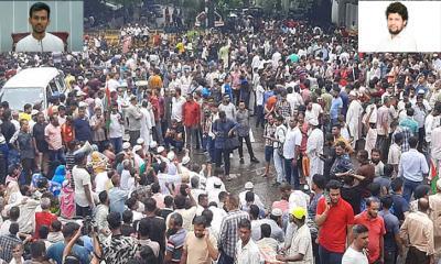 দুই উপদেষ্টার পদত্যাগের দাবী আদায়ে অনঢ়, রাজপথে ইশরাক সমর্থকরা