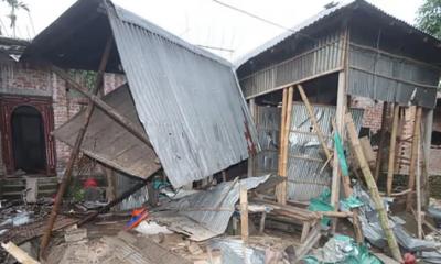 রংপুরে হিন্দুপল্লীতে  হামলায়  ১৬ লাখ টাকার ক্ষতি: পুলিশ