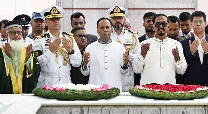 জিয়াউর রহমান এবং বেগম খালেদা জিয়ার সমাধিতে স্পিকার ও ডেপুটি স্পিকারের শ্রদ্ধা